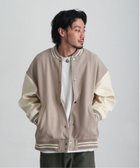 【ジップファイブ/ZIP FIVE】のウールライクスタジャン 人気、トレンドファッション・服の通販 founy(ファニー) ファッション Fashion レディースファッション WOMEN インナー Inner ウォーム Worm シンプル Simple スウェット Sweat トレンド Trend ミックス Mix thumbnail BEIGE×IVORY|ID: prp329100004204551 ipo3291000000029210055