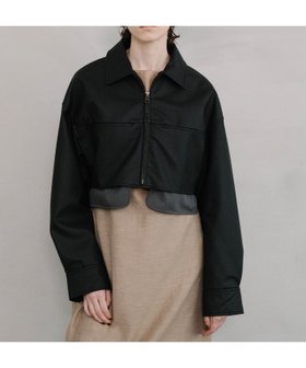 【エマリンバー/EMMA LIMBER】のEco Leather Short Jacket 人気、トレンドファッション・服の通販 founy(ファニー) ファッション Fashion レディースファッション WOMEN アウター Coat Outerwear ジャケット Jackets 再入荷 Restock/Back In Stock/Re Arrival |ID:prp329100004204610