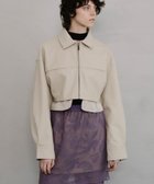 【エマリンバー/EMMA LIMBER】のEco Leather Short Jacket 人気、トレンドファッション・服の通販 founy(ファニー) ファッション Fashion レディースファッション WOMEN アウター Coat Outerwear ジャケット Jackets 再入荷 Restock/Back In Stock/Re Arrival thumbnail アイボリー|ID: prp329100004204610 ipo3291000000029132005