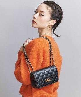 【ビューティ&ユース ユナイテッドアローズ/BEAUTY&YOUTH / UNITED ARROWS】のAULENTTI レザー キルティング チェーン ショルダーバッグ 人気、トレンドファッション・服の通販 founy(ファニー) ファッション Fashion レディースファッション WOMEN バッグ Bag おすすめ Recommend イタリア Italy キルティング Quilting クラシカル Classical コンパクト Compact シンプル Simple チェーン Chain デニム Denim トレンド Trend ベーシック Basic エレガント 上品 Elegant |ID:prp329100004204684