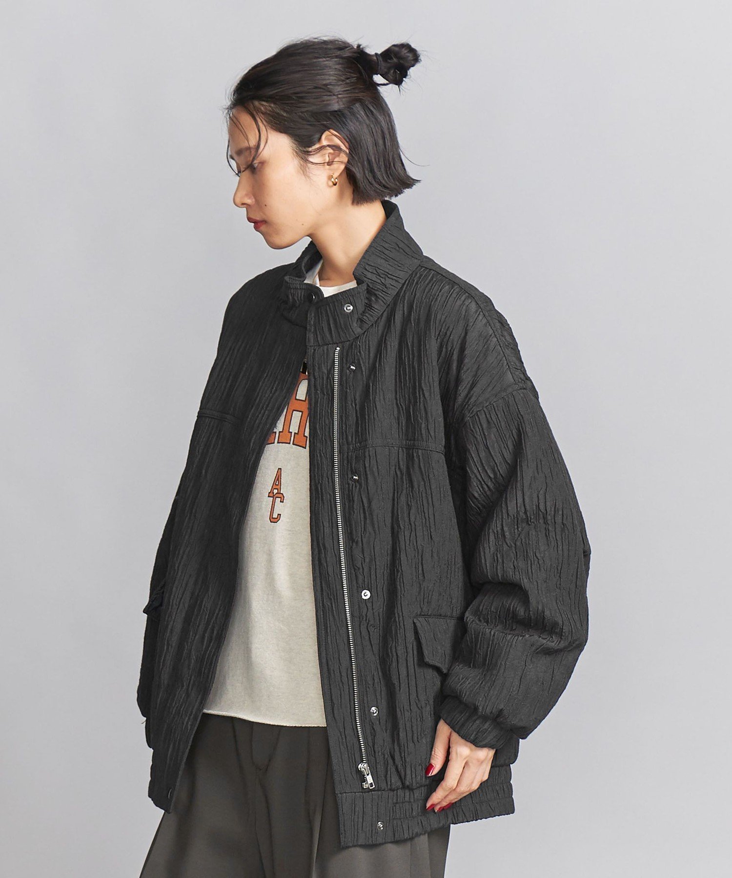 【ビューティ&ユース ユナイテッドアローズ/BEAUTY&YOUTH / UNITED ARROWS】のジャカード スタンド ブルゾン 人気、トレンドファッション・服の通販 founy(ファニー) 　ファッション　Fashion　レディースファッション　WOMEN　アウター　Coat Outerwear　ブルゾン　Blouson/Jackets　コンパクト　Compact　ジャカード　Jacquard　ジャケット　Jacket　スタンド　Stand　バランス　Balance　ブルゾン　Blouson　ボトム　Bottom　ミックス　Mix　メンズ　Mens　ヴィンテージ　Vintage　 other-1|ID: prp329100004204691 ipo3291000000029133026