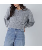 【ナチュラル ビューティー ベーシック/NATURAL BEAUTY BASIC】のシャギービジューニット 24AW 人気、トレンドファッション・服の通販 founy(ファニー) ファッション Fashion レディースファッション WOMEN トップス・カットソー Tops/Tshirt ニット Knit Tops 2024年 2024 2024-2025秋冬・A/W Aw/Autumn/Winter/Fw/Fall/2024-2025 パール Pearl ビジュー Bijou 冬 Winter |ID:prp329100004204905