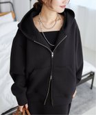 【スローブ イエナ/SLOBE IENA】の《追加4 》ボリュームジップアップフーディー 人気、トレンドファッション・服の通販 founy(ファニー) ファッション Fashion レディースファッション WOMEN 2024年 2024 2024-2025秋冬・A/W Aw/Autumn/Winter/Fw/Fall/2024-2025 thumbnail ブラック|ID: prp329100004205018 ipo3291000000029215248