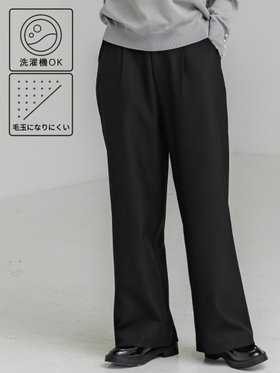 【コカ/COCA】 ウーリッシュツイルタックワイドパンツ人気、トレンドファッション・服の通販 founy(ファニー) ファッション Fashion レディースファッション WOMEN パンツ Pants シンプル Simple スウェット Sweat スラックス Slacks ポケット Pocket ワイド Wide エレガント 上品 Elegant 楽ちん Easy |ID:prp329100004205244