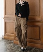 【エマリンバー/EMMA LIMBER】のTuck Tapered Pants 人気、トレンドファッション・服の通販 founy(ファニー) ファッション Fashion レディースファッション WOMEN パンツ Pants 再入荷 Restock/Back In Stock/Re Arrival thumbnail ブラウン|ID: prp329100004205294 ipo3291000000029139712