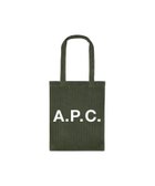 【アーペーセー/A.P.C.】のLou トートバッグ 人気、トレンドファッション・服の通販 founy(ファニー) ファッション Fashion レディースファッション WOMEN バッグ Bag コーデュロイ Corduroy ハンド Hand プリント Print ポケット Pocket thumbnail フォレストグリーン|ID: prp329100004205378 ipo3291000000029498810