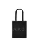 【アーペーセー/A.P.C.】のLou トートバッグ 人気、トレンドファッション・服の通販 founy(ファニー) ファッション Fashion レディースファッション WOMEN バッグ Bag コーデュロイ Corduroy ハンド Hand プリント Print ポケット Pocket thumbnail 黒|ID: prp329100004205378 ipo3291000000029498811