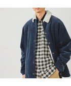 【ビームス/BEAMS / MEN】のコーデュロイ ボア コーチジャケット ミドル BLUE|ID: prp329100004205797 ipo3291000000029504594