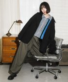 【ケービーエフ/KBF / URBAN RESEARCH】のコクーンミドルコート 人気、トレンドファッション・服の通販 founy(ファニー) ファッション Fashion レディースファッション WOMEN アウター Coat Outerwear コート Coats 2024年 2024 2024-2025秋冬・A/W Aw/Autumn/Winter/Fw/Fall/2024-2025 A/W・秋冬 Aw・Autumn/Winter・Fw・Fall-Winter 冬 Winter ショート Short スタンド Stand スラックス Slacks デニム Denim パターン Pattern ボトム Bottom ミドル Middle ラウンド Round thumbnail BLACK|ID: prp329100004205810 ipo3291000000029274638