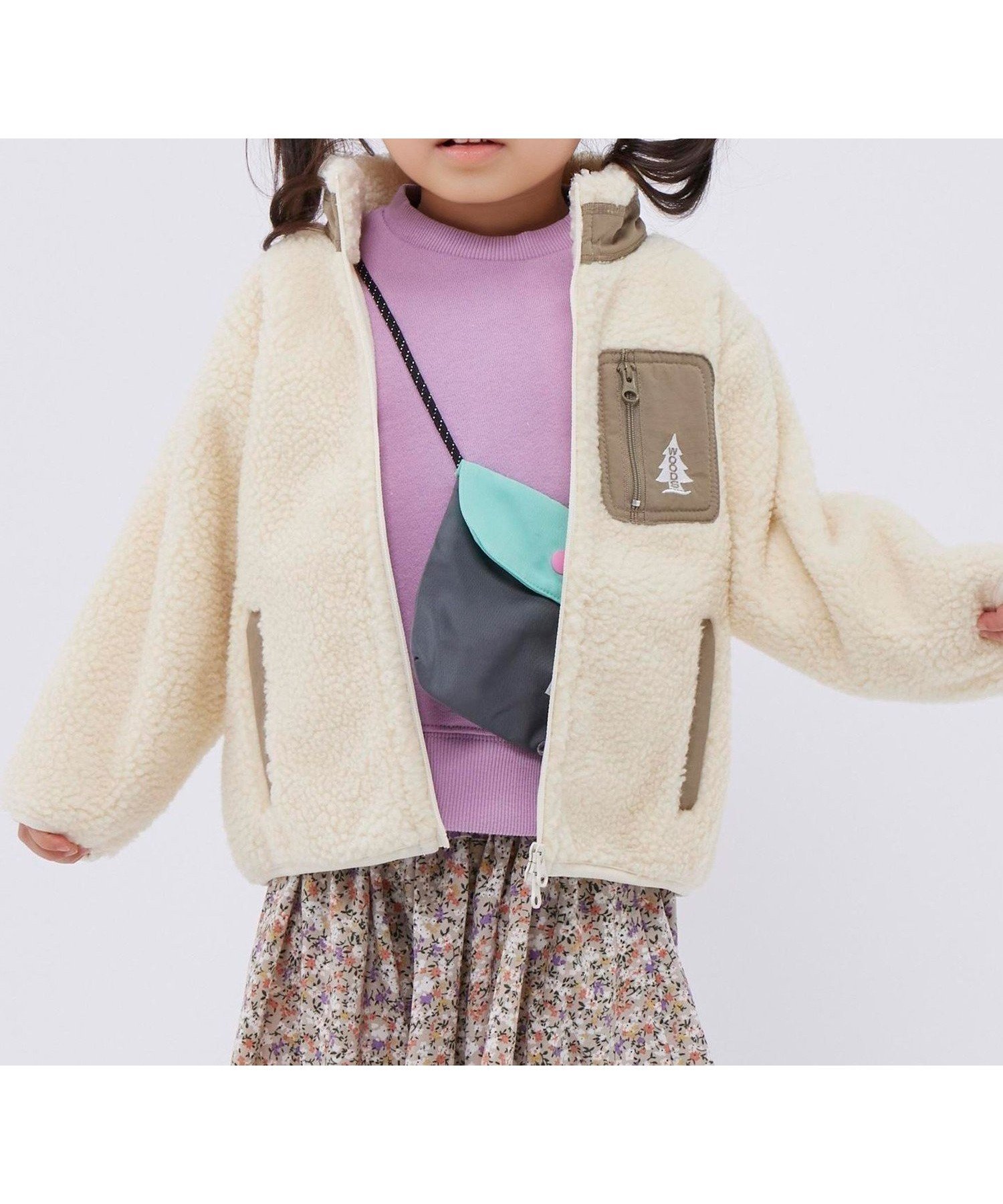 【シップス/SHIPS / KIDS】の【SHIPS Colors別注】WOODS スタンド ボア ブルゾン(80cm~130cm) 人気、トレンドファッション・服の通販 founy(ファニー) 　ファッション　Fashion　キッズファッション　KIDS　2023年　2023　2023-2024秋冬・A/W　Aw/Autumn/Winter//Fw/Fall-Winter/2023-2024　アウトドア　Outdoor　スタンド　Stand　ブルゾン　Blouson　メンズ　Mens　ワンポイント　One Point　人気　Popularity　別注　Special Order　防寒　Cold Protection　 other-1|ID: prp329100004206114 ipo3291000000029146665