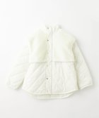 【その他のブランド/Other】のフェイクファー レイヤード ナカワタ ブルゾン 140cm-160cm OFF WHITE|ID: prp329100004206145 ipo3291000000029509960