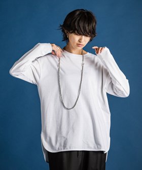 【メイソングレイ/MAYSON GREY】のバックシームロングTシャツ≪洗濯機で洗える≫ 人気、トレンドファッション・服の通販 founy(ファニー) ファッション Fashion レディースファッション WOMEN トップス・カットソー Tops/Tshirt シャツ/ブラウス Shirts/Blouses ロング / Tシャツ T-Shirts バッグ Bag インナー Inner 洗える Washable カットソー Cut And Sew ネックレス Necklace パターン Pattern ベーシック Basic おすすめ Recommend |ID:prp329100004206229