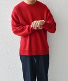 【シップス フォー ウィメン/SHIPS】のSHIPS any 手洗い可能 ラム ライク クルーネック カラー ニット 24AW レッド|ID: prp329100004206255 ipo3291000000029147609