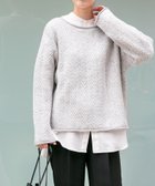 【アーバンリサーチ ドアーズ/URBAN RESEARCH DOORS】のFORK SPOON ヘリンボーンニットプルオーバー 人気、トレンドファッション・服の通販 founy(ファニー) ファッション Fashion レディースファッション WOMEN トップス・カットソー Tops/Tshirt ニット Knit Tops プルオーバー Pullover 2024年 2024 2024-2025秋冬・A/W Aw/Autumn/Winter/Fw/Fall/2024-2025 A/W・秋冬 Aw・Autumn/Winter・Fw・Fall-Winter 冬 Winter インナー Inner シンプル Simple スタンダード Standard バランス Balance ヘリンボーン Herringbone ベーシック Basic ロング Long ワイド Wide thumbnail GRAY|ID: prp329100004206285 ipo3291000000029509071