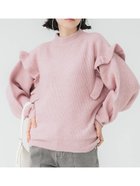 【コカ/COCA】のヤク風フリルニットプルオーバー 人気、トレンドファッション・服の通販 founy(ファニー) ファッション Fashion レディースファッション WOMEN トップス・カットソー Tops/Tshirt ニット Knit Tops プルオーバー Pullover ポケット Pocket thumbnail Pink|ID: prp329100004206321 ipo3291000000029148028