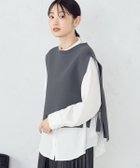 【コムサイズム/COMME CA ISM】の【セットアイテム】 ニットベスト+シャツ(長袖) 人気、トレンドファッション・服の通販 founy(ファニー) ファッション Fashion レディースファッション WOMEN アウター Coat Outerwear トップス・カットソー Tops/Tshirt ニット Knit Tops シャツ/ブラウス Shirts/Blouses ベスト/ジレ Gilets/Vests インナー Inner カフス Cuffs タフタ Taffeta 人気 Popularity 長袖 Long Sleeve ベスト Vest リボン Ribbon リラックス Relax ロング Long おすすめ Recommend thumbnail チャコール|ID: prp329100004206337 ipo3291000000029148116