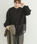 【その他のブランド/Other】の2WAYシアードッキングブラウス 人気、トレンドファッション・服の通販 founy(ファニー) ファッション Fashion レディースファッション WOMEN トップス・カットソー Tops/Tshirt シャツ/ブラウス Shirts/Blouses 2024年 2024 2024-2025秋冬・A/W Aw/Autumn/Winter/Fw/Fall/2024-2025 A/W・秋冬 Aw・Autumn/Winter・Fw・Fall-Winter 冬 Winter おすすめ Recommend シアー Sheer ドッキング Docking 切替 Switching thumbnail BLK|ID: prp329100004206350 ipo3291000000029148249