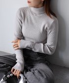 【リベリー/Riberry】のタートルネックリブプルオーバー 人気、トレンドファッション・服の通販 founy(ファニー) ファッション Fashion レディースファッション WOMEN トップス・カットソー Tops/Tshirt プルオーバー Pullover タートルネック Turtleneck A/W・秋冬 Aw・Autumn/Winter・Fw・Fall-Winter インナー Inner ジャケット Jacket タートルネック Turtleneck フィット Fit ベーシック Basic thumbnail ライトグレー|ID: prp329100004206367 ipo3291000000029148352