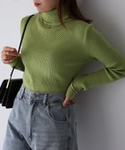 【リベリー/Riberry】のタートルネックリブプルオーバー 人気、トレンドファッション・服の通販 founy(ファニー) ファッション Fashion レディースファッション WOMEN トップス・カットソー Tops/Tshirt プルオーバー Pullover タートルネック Turtleneck A/W・秋冬 Aw・Autumn/Winter・Fw・Fall-Winter インナー Inner ジャケット Jacket タートルネック Turtleneck フィット Fit ベーシック Basic thumbnail ピスタチオ|ID: prp329100004206367 ipo3291000000029148356