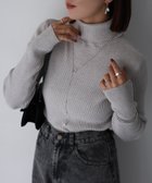 【リベリー/Riberry】のタートルネックリブプルオーバー 人気、トレンドファッション・服の通販 founy(ファニー) ファッション Fashion レディースファッション WOMEN トップス・カットソー Tops/Tshirt プルオーバー Pullover タートルネック Turtleneck A/W・秋冬 Aw・Autumn/Winter・Fw・Fall-Winter インナー Inner ジャケット Jacket タートルネック Turtleneck フィット Fit ベーシック Basic thumbnail ライトグレー|ID: prp329100004206367 ipo3291000000029566207