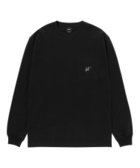 【ハフ/HUF】のSCRIPT POCKET LS TEE / HUF ハフ ロンT BLACK|ID: prp329100004206389 ipo3291000000029148519