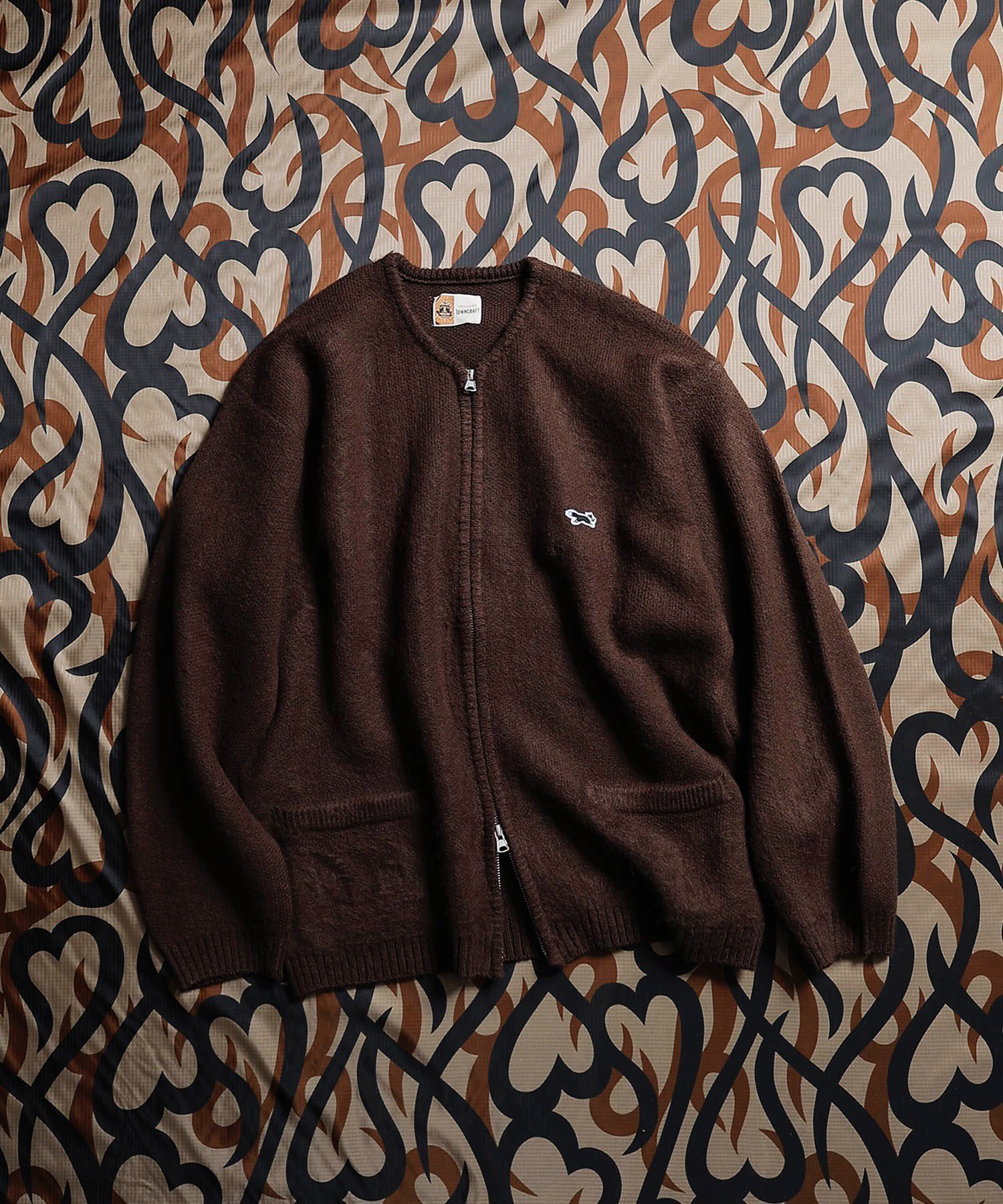 【ナンバー/Number】のSHAGGY SOLID ZIP-UP CARDIGAN インテリア・キッズ・メンズ・レディースファッション・服の通販 founy(ファニー) 　ファッション　Fashion　レディースファッション　WOMEN　トップス・カットソー　Tops/Tshirt　カーディガン　Cardigans　ヴィンテージ　Vintage　春　Spring　秋　Autumn/Fall　カラフル　Colorful　カーディガン　Cardigan　キルティング　Quilting　コラボ　Collaboration　コレクション　Collection　ジャケット　Jacket　スニーカー　Sneakers　スペシャル　Special　セットアップ　Set Up　ダメージ　Damage　ツイード　Tweed　デニム　Denim　ドロップ　Drop　定番　Standard　バランス　Balance　ビンテージ　Vintage　フェルト　Felt　フォーマル　Formal　フロント　Front　ボーダー　Border　ミックス　Mix　モチーフ　Motif　ワーク　Work　BROWN|ID: prp329100004206405 ipo3291000000029148614