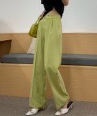 【その他のブランド/Other】のセンタープレスセミワイドパンツ 人気、トレンドファッション・服の通販 founy(ファニー) ファッション Fashion レディースファッション WOMEN パンツ Pants 再入荷 Restock/Back In Stock/Re Arrival thumbnail イエロー|ID: prp329100004206411 ipo3291000000029239064