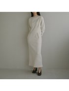 【カーサフライン/CASA FLINE】のコクーンスウェットドレス 人気、トレンドファッション・服の通販 founy(ファニー) ファッション Fashion レディースファッション WOMEN トップス・カットソー Tops/Tshirt パーカ Sweats スウェット Sweat ワンピース Dress ドレス Party Dresses thumbnail WHITE|ID: prp329100004206637 ipo3291000000029149948