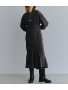 【ファーファー/FURFUR】のロゴ刺繍ウエストリブスウェットワンピース 人気、トレンドファッション・服の通販 founy(ファニー) ファッション Fashion レディースファッション WOMEN ワンピース Dress ギャザー Gather コルセット Corset thumbnail CGRY[007]|ID: prp329100004206674 ipo3291000000029353298