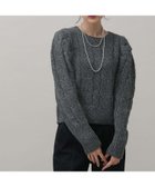 【グローバルワーク/GLOBAL WORK】のMATINEE LINE/ブークレケーブルニット/149911 人気、トレンドファッション・服の通販 founy(ファニー) ファッション Fashion レディースファッション WOMEN トップス・カットソー Tops/Tshirt ニット Knit Tops クロップド Cropped コンシャス Conscious デニム Denim トレンド Trend フェミニン Feminine ワイド Wide エレガント 上品 Elegant thumbnail チャコールグレー18|ID: prp329100004206997 ipo3291000000029152340