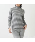 【レリアン/LEILIAN】のカットソー 人気、トレンドファッション・服の通販 founy(ファニー) ファッション Fashion レディースファッション WOMEN トップス・カットソー Tops/Tshirt カットソー Cut and Sewn おすすめ Recommend インナー Inner ウォッシャブル Washable カットソー Cut And Sew ジャケット Jacket スマート Smart デコルテ Decolletage ファブリック Fabric フィット Fit ボーダー Border エレガント 上品 Elegant 秋 Autumn/Fall thumbnail グレー系|ID: prp329100004207441 ipo3291000000029155523