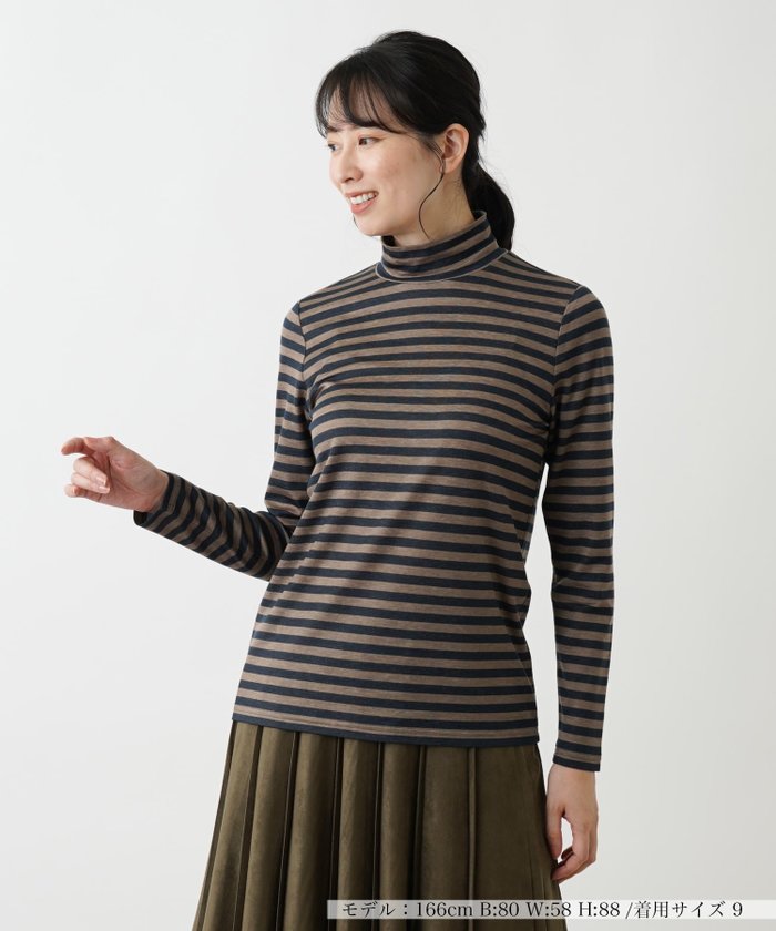 【レリアン/LEILIAN】のカットソー インテリア・キッズ・メンズ・レディースファッション・服の通販 founy(ファニー) https://founy.com/ ファッション Fashion レディースファッション WOMEN トップス・カットソー Tops/Tshirt カットソー Cut and Sewn インナー Inner ウォッシャブル Washable カットソー Cut And Sew シンプル Simple ジャケット Jacket デコルテ Decolletage バランス Balance フィット Fit ボーダー Border ロング Long エレガント 上品 Elegant 秋 Autumn/Fall |ID: prp329100004207451 ipo3291000000029155562