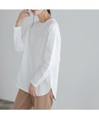 【ピエロ/Pierrot】の綿100%ロングスリーブTシャツ 人気、トレンドファッション・服の通販 founy(ファニー) ファッション Fashion レディースファッション WOMEN トップス・カットソー Tops/Tshirt シャツ/ブラウス Shirts/Blouses ロング / Tシャツ T-Shirts インナー Inner ショルダー Shoulder ジャケット Jacket スリーブ Sleeve トレンド Trend ドロップ Drop ベスト Vest ベーシック Basic ロング Long 吸水 Water Absorption thumbnail オフホワイト|ID: prp329100004207489 ipo3291000000029155791