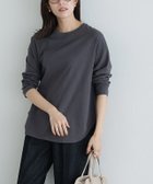 【ピエロ/Pierrot】の綿100%ロングスリーブTシャツ 人気、トレンドファッション・服の通販 founy(ファニー) ファッション Fashion レディースファッション WOMEN トップス・カットソー Tops/Tshirt シャツ/ブラウス Shirts/Blouses ロング / Tシャツ T-Shirts インナー Inner ショルダー Shoulder ジャケット Jacket スリーブ Sleeve トレンド Trend ドロップ Drop ベスト Vest ベーシック Basic ロング Long 吸水 Water Absorption thumbnail チャコール|ID: prp329100004207489 ipo3291000000029155792