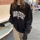 【ミニミニストア/miniministore】のBF風トレーナー 体型カバー スウェット 人気、トレンドファッション・服の通販 founy(ファニー) ファッション Fashion レディースファッション WOMEN トップス・カットソー Tops/Tshirt パーカ Sweats スウェット Sweat おすすめ Recommend クラシック Classic スウェット Sweat スラックス Slacks チュニック Tunic トレーナー Trainer フロント Front 長袖 Long Sleeve thumbnail ブラック|ID: prp329100004207501 ipo3291000000029155874