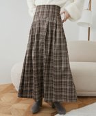 【マジェスティック レゴン/MAJESTIC LEGON】のバックレースアップフレアスカート 人気、トレンドファッション・服の通販 founy(ファニー) ファッション Fashion レディースファッション WOMEN スカート Skirt Aライン/フレアスカート Flared A-Line Skirts コルセット Corset フェミニン Feminine フレア Flare レース Race ロング Long thumbnail ブラウン柄|ID: prp329100004207509 ipo3291000000029391367