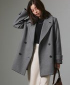 【ピエロ/Pierrot】のメルトンPコート 人気、トレンドファッション・服の通販 founy(ファニー) ファッション Fashion レディースファッション WOMEN アウター Coat Outerwear コート Coats Pコート Pea Coats ミドル Middle メルトン Melton エレガント 上品 Elegant thumbnail 杢グレー|ID: prp329100004207516 ipo3291000000029366021