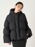 【フレイ アイディー/FRAY I.D】のフードドロストショートダウンコート 人気、トレンドファッション・服の通販 founy(ファニー) ファッション Fashion レディースファッション WOMEN アウター Coat Outerwear コート Coats ダウン Down Coats And Jackets イタリア Italy ショート Short ダウン Down ドローコード Draw Cord 人気 Popularity フロント Front 防寒 Cold Protection ルーズ Loose 冬 Winter thumbnail BLK[009]|ID: prp329100004207570 ipo3291000000029156322