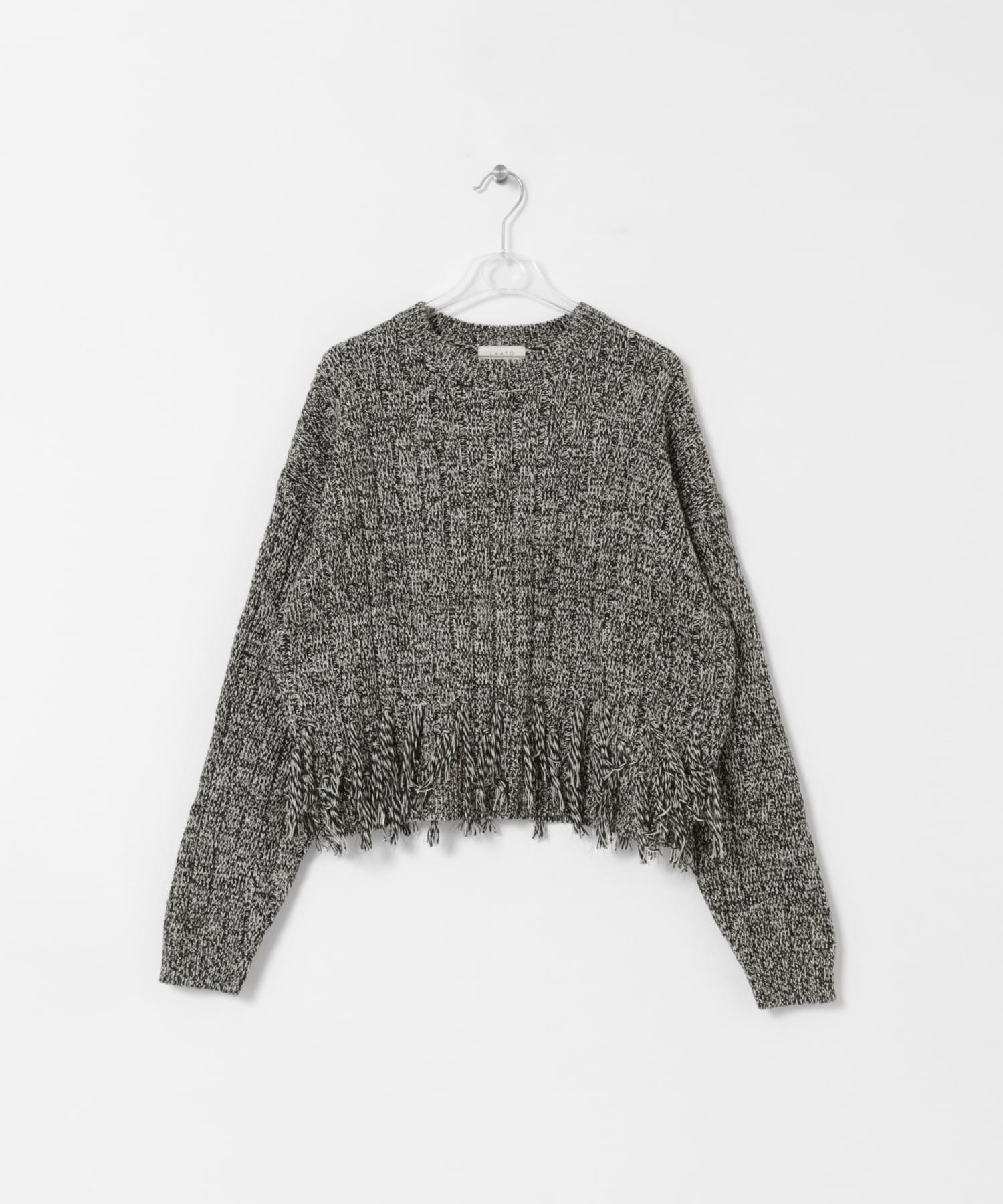 【ラート/LAATO】のfringe lame knit po 人気、トレンドファッション・服の通販 founy(ファニー) 　ファッション　Fashion　レディースファッション　WOMEN　トップス・カットソー　Tops/Tshirt　ニット　Knit Tops　2024年　2024　2024-2025秋冬・A/W　Aw/Autumn/Winter/Fw/Fall/2024-2025　A/W・秋冬　Aw・Autumn/Winter・Fw・Fall-Winter　冬　Winter　なめらか　Smooth　コンパクト　Compact　トレンド　Trend　フリンジ　Fringe　ミックス　Mix　 other-1|ID: prp329100004207600 ipo3291000000029156577