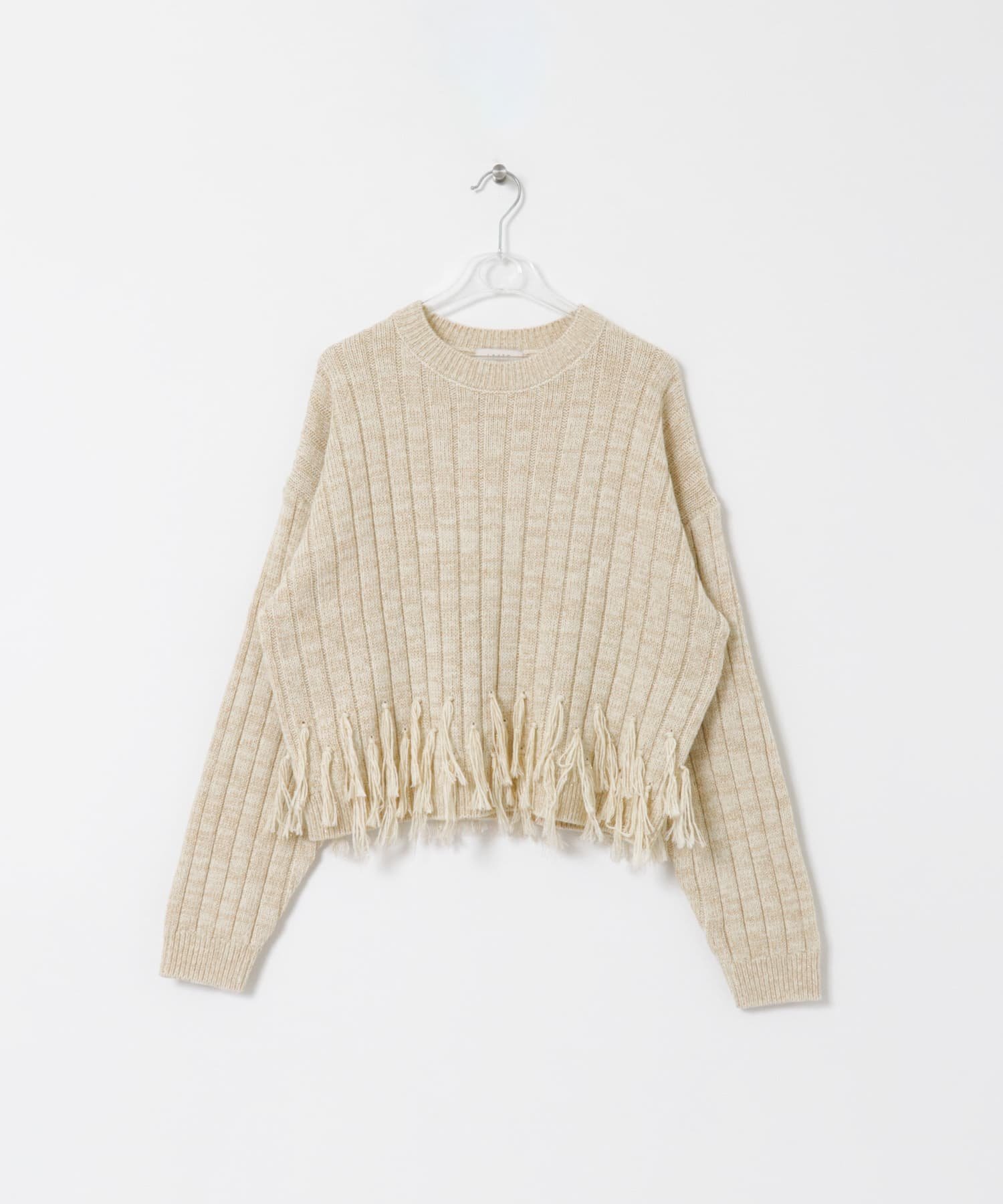 【ラート/LAATO】のfringe lame knit po インテリア・キッズ・メンズ・レディースファッション・服の通販 founy(ファニー) 　ファッション　Fashion　レディースファッション　WOMEN　トップス・カットソー　Tops/Tshirt　ニット　Knit Tops　2024年　2024　2024-2025秋冬・A/W　Aw/Autumn/Winter/Fw/Fall/2024-2025　A/W・秋冬　Aw・Autumn/Winter・Fw・Fall-Winter　冬　Winter　なめらか　Smooth　コンパクト　Compact　トレンド　Trend　フリンジ　Fringe　ミックス　Mix　ミックスラテ|ID: prp329100004207600 ipo3291000000029156586