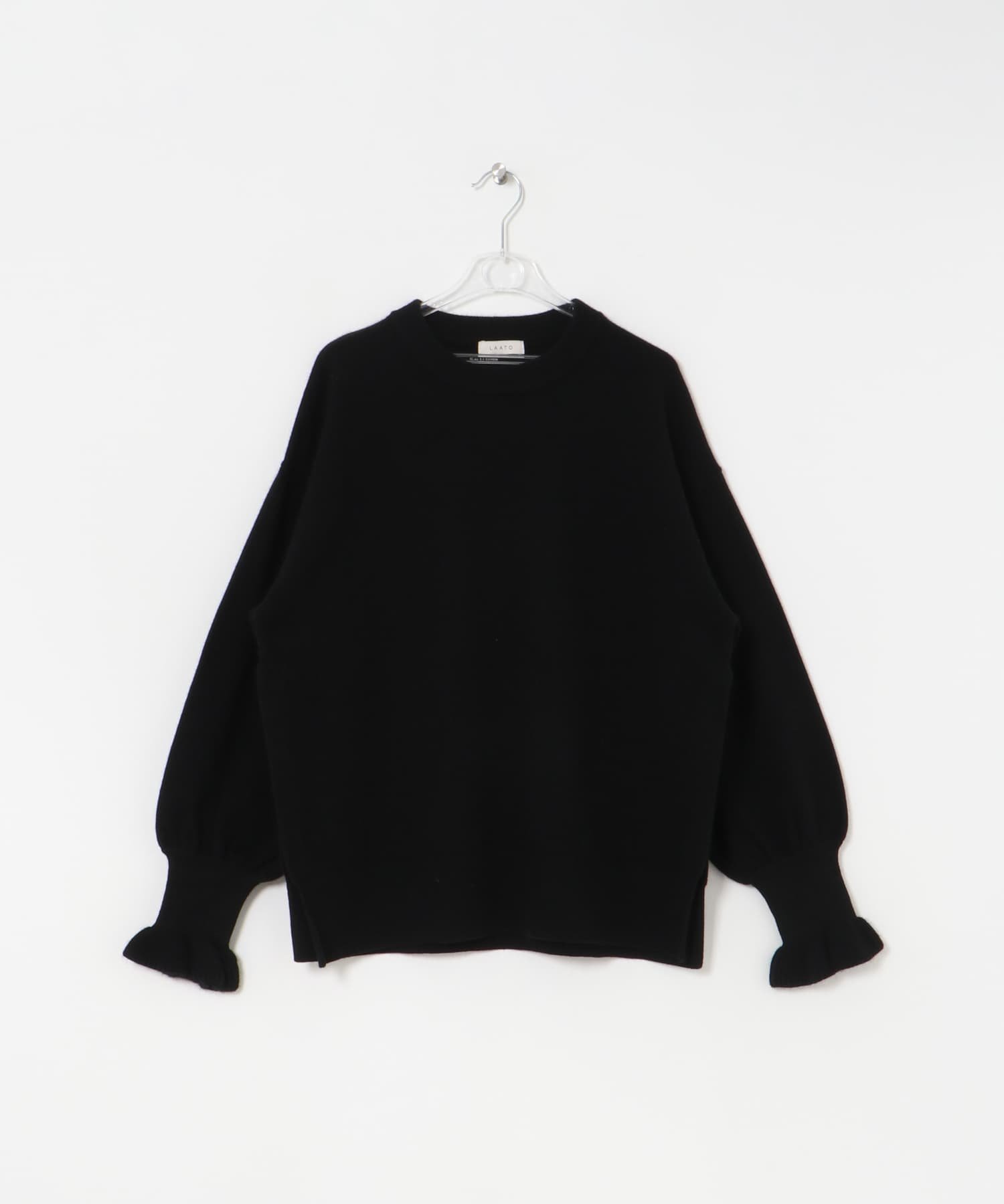 【ラート/LAATO】のfrill sleeve knit 人気、トレンドファッション・服の通販 founy(ファニー) 　ファッション　Fashion　レディースファッション　WOMEN　トップス・カットソー　Tops/Tshirt　ニット　Knit Tops　2024年　2024　2024-2025秋冬・A/W　Aw/Autumn/Winter/Fw/Fall/2024-2025　A/W・秋冬　Aw・Autumn/Winter・Fw・Fall-Winter　冬　Winter　おすすめ　Recommend　なめらか　Smooth　インナー　Inner　カットソー　Cut And Sew　スリット　Slit　トレンド　Trend　フリル　Frills　ベーシック　Basic　 other-1|ID: prp329100004207602 ipo3291000000029156611