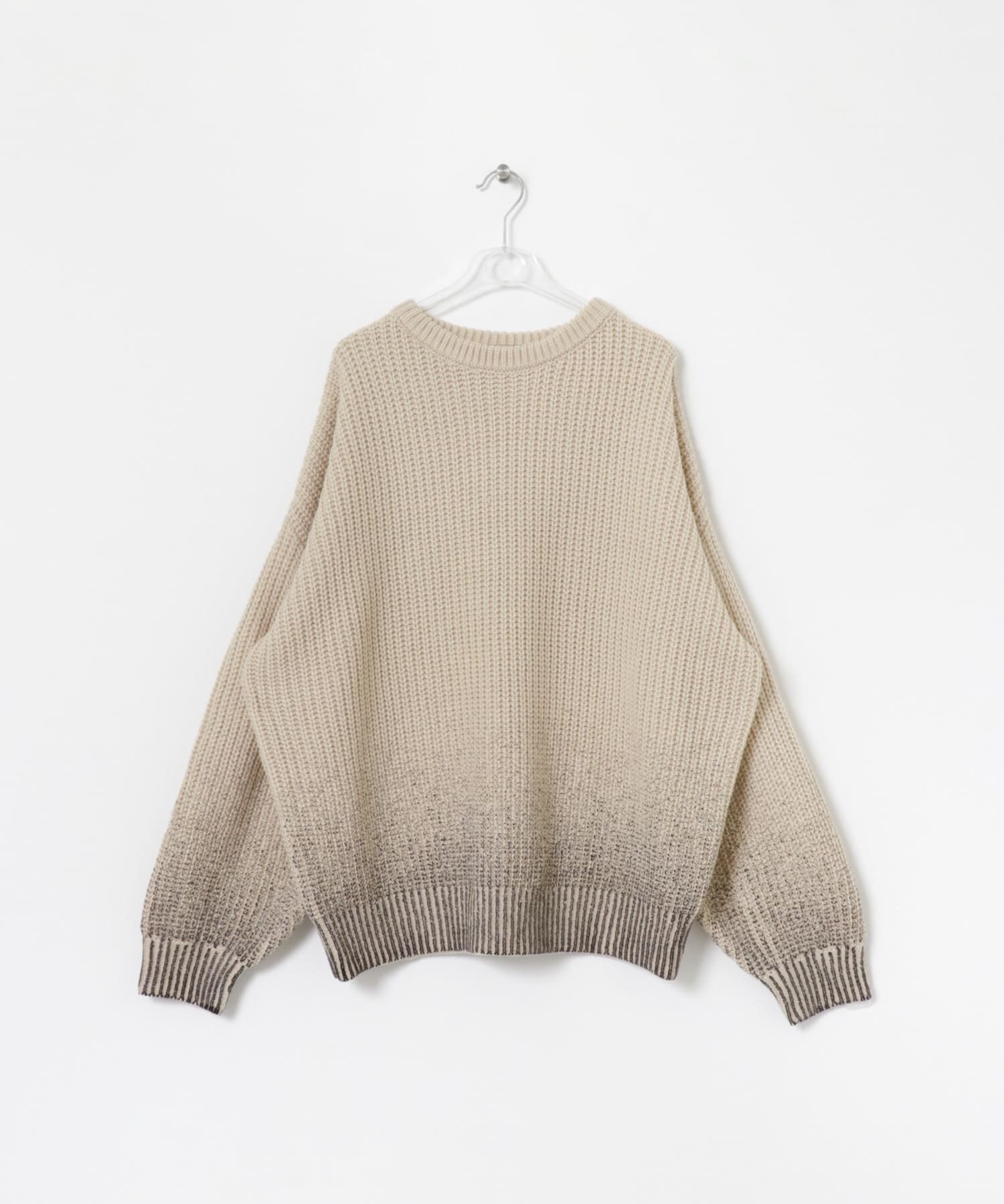 【ラート/LAATO】のpaint knit インテリア・キッズ・メンズ・レディースファッション・服の通販 founy(ファニー) 　ファッション　Fashion　レディースファッション　WOMEN　トップス・カットソー　Tops/Tshirt　ニット　Knit Tops　2024年　2024　2024-2025秋冬・A/W　Aw/Autumn/Winter/Fw/Fall/2024-2025　A/W・秋冬　Aw・Autumn/Winter・Fw・Fall-Winter　冬　Winter　なめらか　Smooth　グラデーション　Gradation　シンプル　Simple　トレンド　Trend　フィット　Fit　プリント　Print　ミックス　Mix　クリーム|ID: prp329100004207603 ipo3291000000029156621