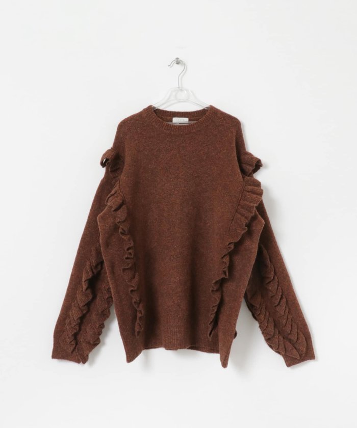 【ラート/LAATO】のfrill frill knit インテリア・キッズ・メンズ・レディースファッション・服の通販 founy(ファニー) https://founy.com/ ファッション Fashion レディースファッション WOMEN トップス・カットソー Tops/Tshirt ニット Knit Tops 2024年 2024 2024-2025秋冬・A/W Aw/Autumn/Winter/Fw/Fall/2024-2025 A/W・秋冬 Aw・Autumn/Winter・Fw・Fall-Winter 冬 Winter なめらか Smooth トレンド Trend フリル Frills 今季 This Season |ID: prp329100004207604 ipo3291000000029156629