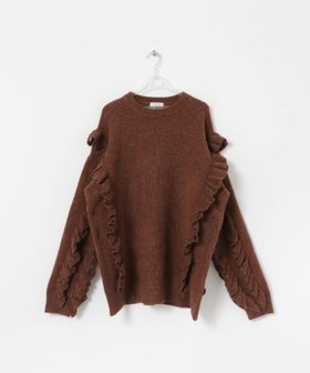 【ラート/LAATO】のfrill frill knit 人気、トレンドファッション・服の通販 founy(ファニー) ファッション Fashion レディースファッション WOMEN トップス・カットソー Tops/Tshirt ニット Knit Tops 2024年 2024 2024-2025秋冬・A/W Aw/Autumn/Winter/Fw/Fall/2024-2025 A/W・秋冬 Aw・Autumn/Winter・Fw・Fall-Winter 冬 Winter なめらか Smooth トレンド Trend フリル Frills 今季 This Season |ID:prp329100004207604