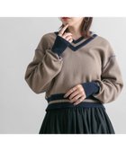 【ケービーエフ/KBF / URBAN RESEARCH】のリバーシブルVネックニット 人気、トレンドファッション・服の通販 founy(ファニー) ファッション Fashion レディースファッション WOMEN トップス・カットソー Tops/Tshirt ニット Knit Tops Vネック V-Neck 2024年 2024 2024-2025秋冬・A/W Aw/Autumn/Winter/Fw/Fall/2024-2025 A/W・秋冬 Aw・Autumn/Winter・Fw・Fall-Winter 冬 Winter クロップド Cropped コンパクト Compact リバーシブル Reversible thumbnail IVORY×CML|ID: prp329100004207610 ipo3291000000029156653