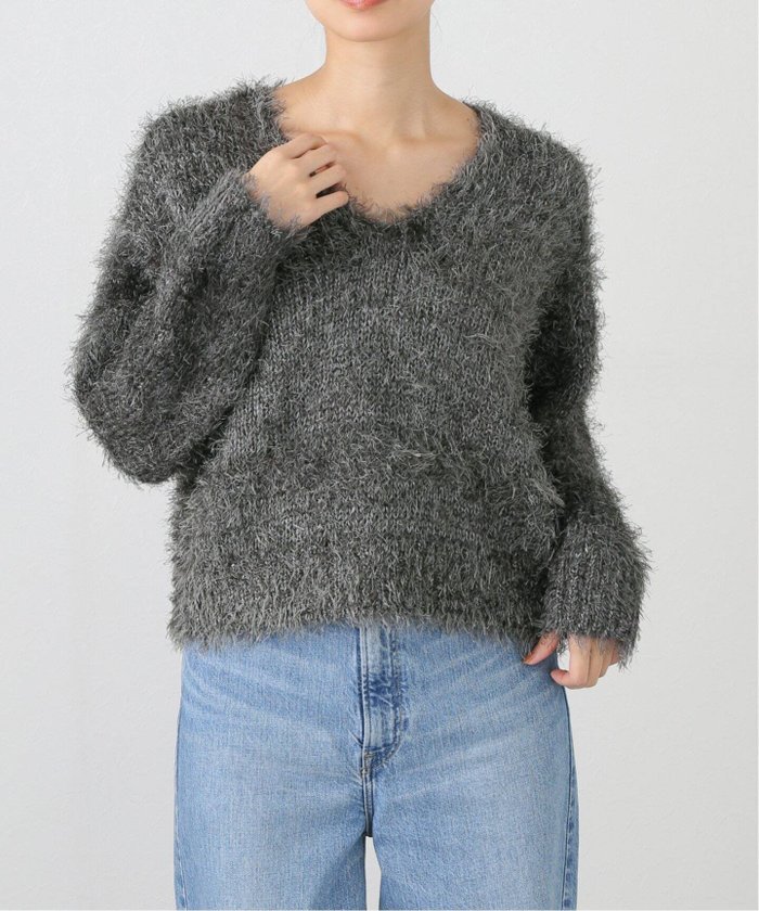 【ラ トータリテ/La TOTALITE】の【TORRAZZO DONNA/トラッゾドンナ】Shaggy Vneck Knit tops インテリア・キッズ・メンズ・レディースファッション・服の通販 founy(ファニー) https://founy.com/ ファッション Fashion レディースファッション WOMEN トップス・カットソー Tops/Tshirt ニット Knit Tops |ID: prp329100004207640 ipo3291000000029156898