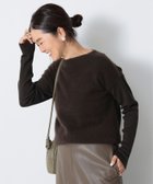 【デミルクス ビームス/Demi-Luxe BEAMS】のフラッフィ ボートネック プルオーバー 24AW BROWN|ID: prp329100004207646 ipo3291000000029157018