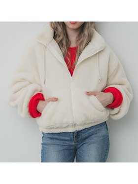 【コカ/COCA】のボアジップアップブルゾン 人気、トレンドファッション・服の通販 founy(ファニー) ファッション Fashion レディースファッション WOMEN アウター Coat Outerwear ブルゾン Blouson/Jackets ポケット Pocket |ID:prp329100004207651