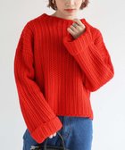 【その他のブランド/Other】のラーベン編み ボトルネック ニット トップス 人気、トレンドファッション・服の通販 founy(ファニー) ファッション Fashion レディースファッション WOMEN トップス・カットソー Tops/Tshirt ニット Knit Tops おすすめ Recommend アクリル Acrylic コンパクト Compact トレンド Trend ボトルネック Bottleneck 人気 Popularity 楽ちん Easy thumbnail レッド|ID: prp329100004207660 ipo3291000000029157245