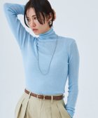 【ピエロ/Pierrot】のRASW シアーリブハイネックニット 人気、トレンドファッション・服の通販 founy(ファニー) ファッション Fashion レディースファッション WOMEN トップス・カットソー Tops/Tshirt ニット Knit Tops おすすめ Recommend フィット Fit thumbnail ライトブルー|ID: prp329100004207664 ipo3291000000029157356